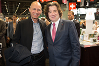 Geneva Book and Press Fair, with M. Bertrand Piccard, April 2017.