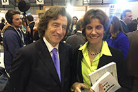 Geneva Book and Press Fair, Mr. Robert Hensler and Mrs. Anne Emery-Torracinta, State Councillor in charge of the Department of public instruction, culture and sport. April 2016