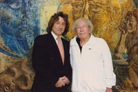 Mr. Hans Erni, painter.  M. Faustino, June 2008