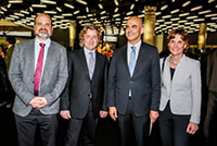 Mr. Alexandre Fasel, Ambassador of the Mission of Switzerland to the United Nations and the international organizations in Geneva, Mr. Alain Berset, Federal Councilor in charge of the Federal Department of Home Affairs (DFI), Mrs. Anne Emery Torracinta, State Councillor in charge of the Department of Public Instruction, Culture and Sports (DPI).
