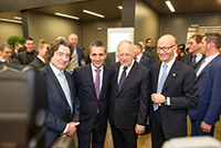 Geneva International Motor Show 2017, with Mr François Longchamp, President of the Geneva State Counsil, Mr Johann Schneider-Ammann, Federal Councillor, and Mr Maurice Turrettini, President of the Geneva International Motor Show, Mars 2017.