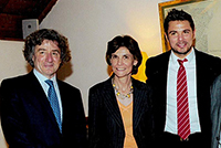 Davis Cup 2015, with Mr. Stan Wawrinka and Mrs. Anne Emery-Torracinta, State Councillor in charge of the Department of public instruction, culture and sport. September 2015.