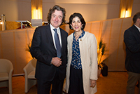 Mrs Fabiola Gianotti, Director-General of the CERN (guest of honour), opening of  Les Automnales , Palexpo, november 2017.